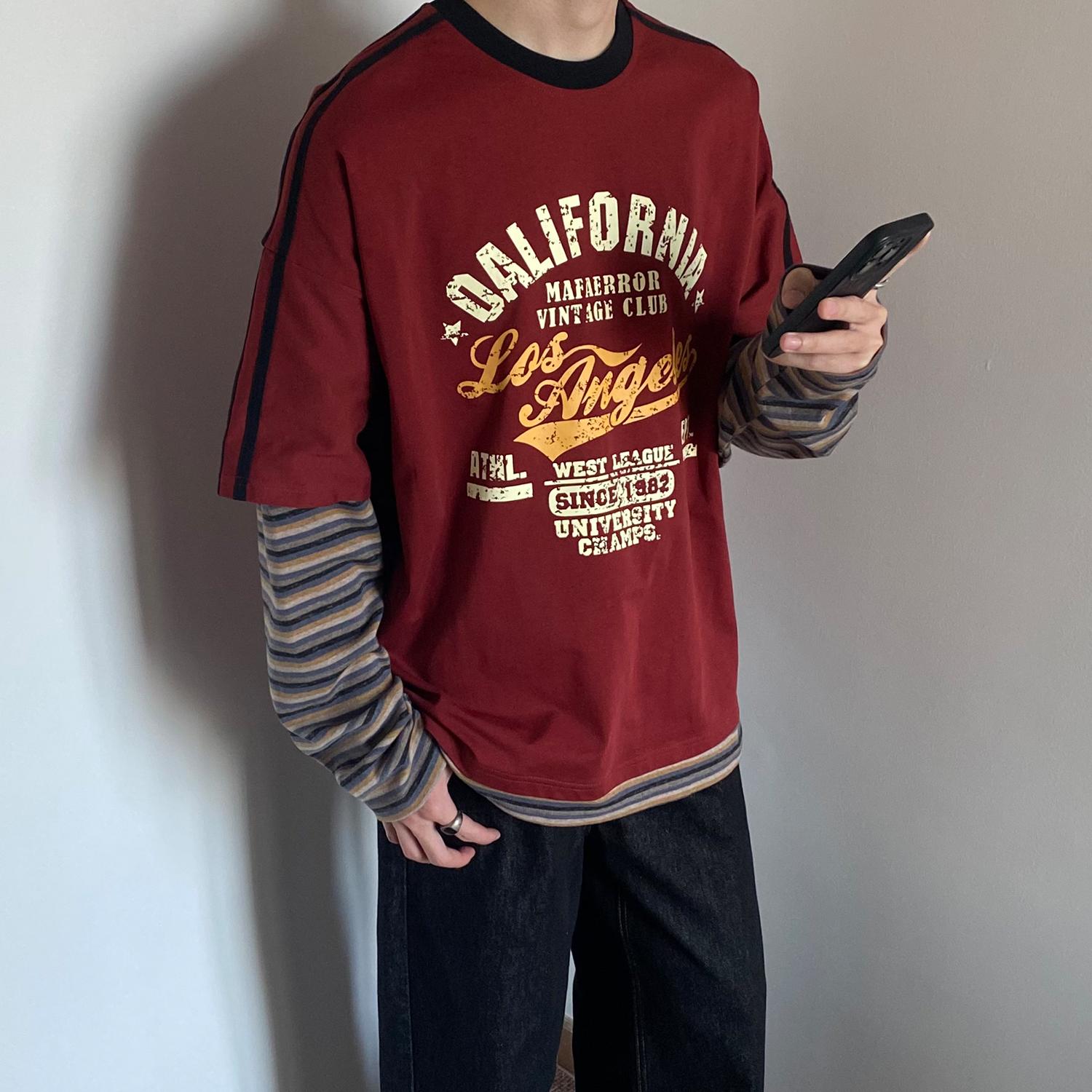 Layered California Graphic Sweatshirt