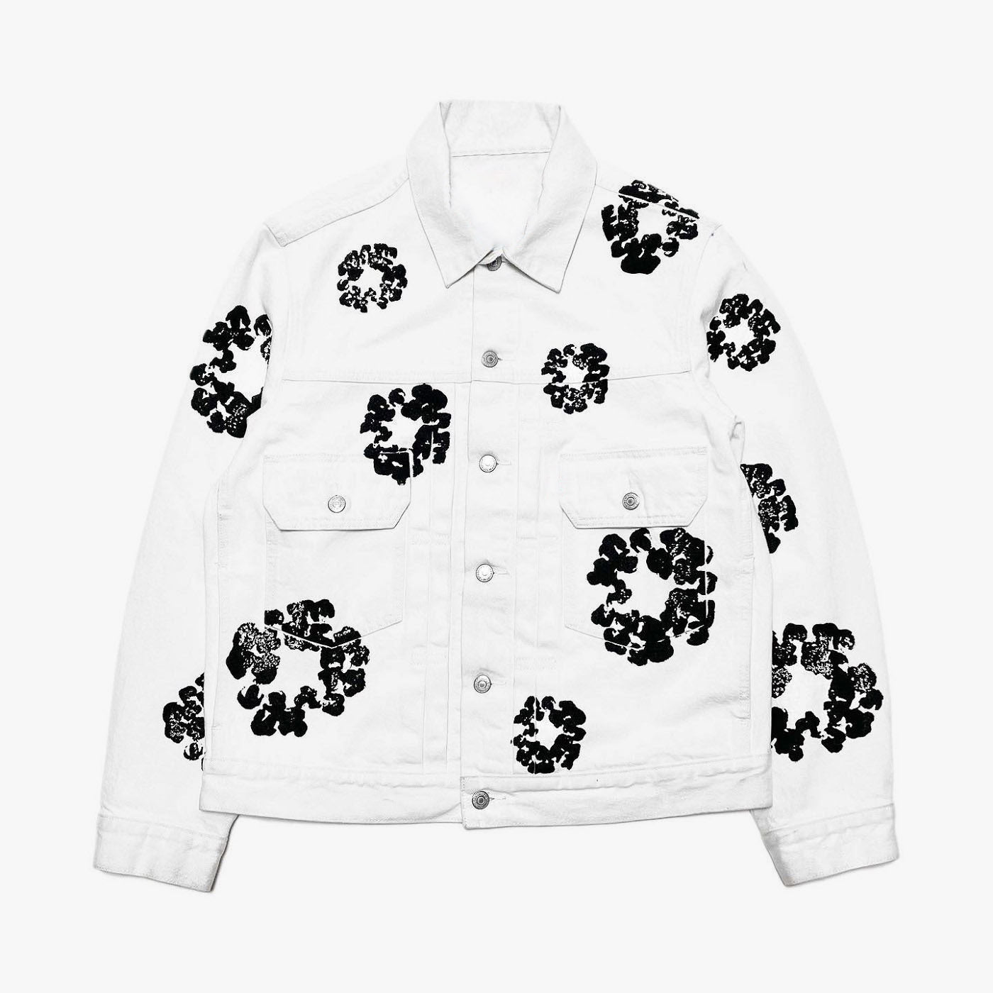 Kapok Print Denim Jacket