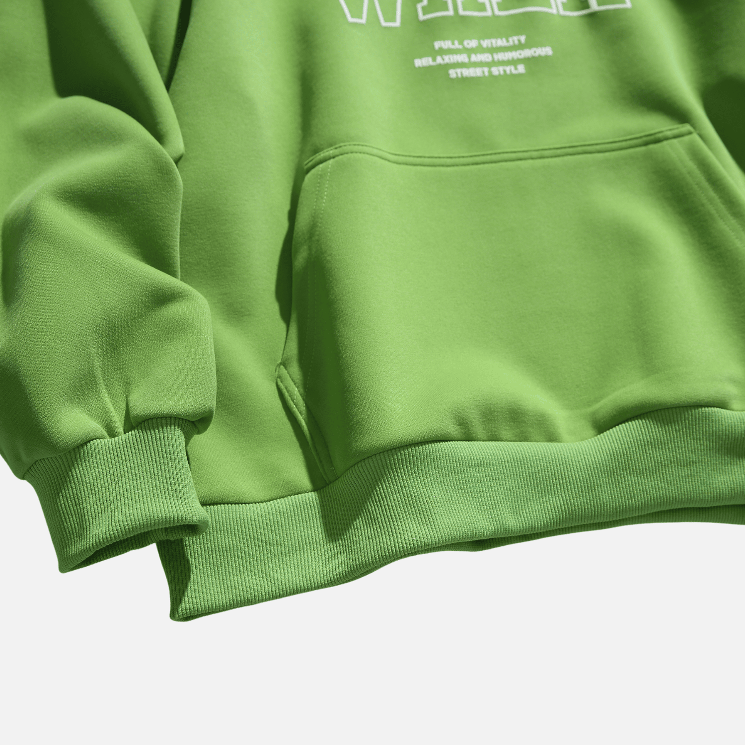 Half-Zip Letter Print Sweatshirt