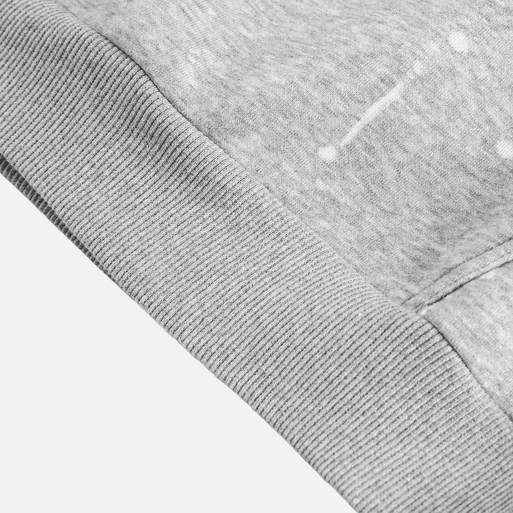 Burnout Half-Zip Stand Collar Sweatshirt