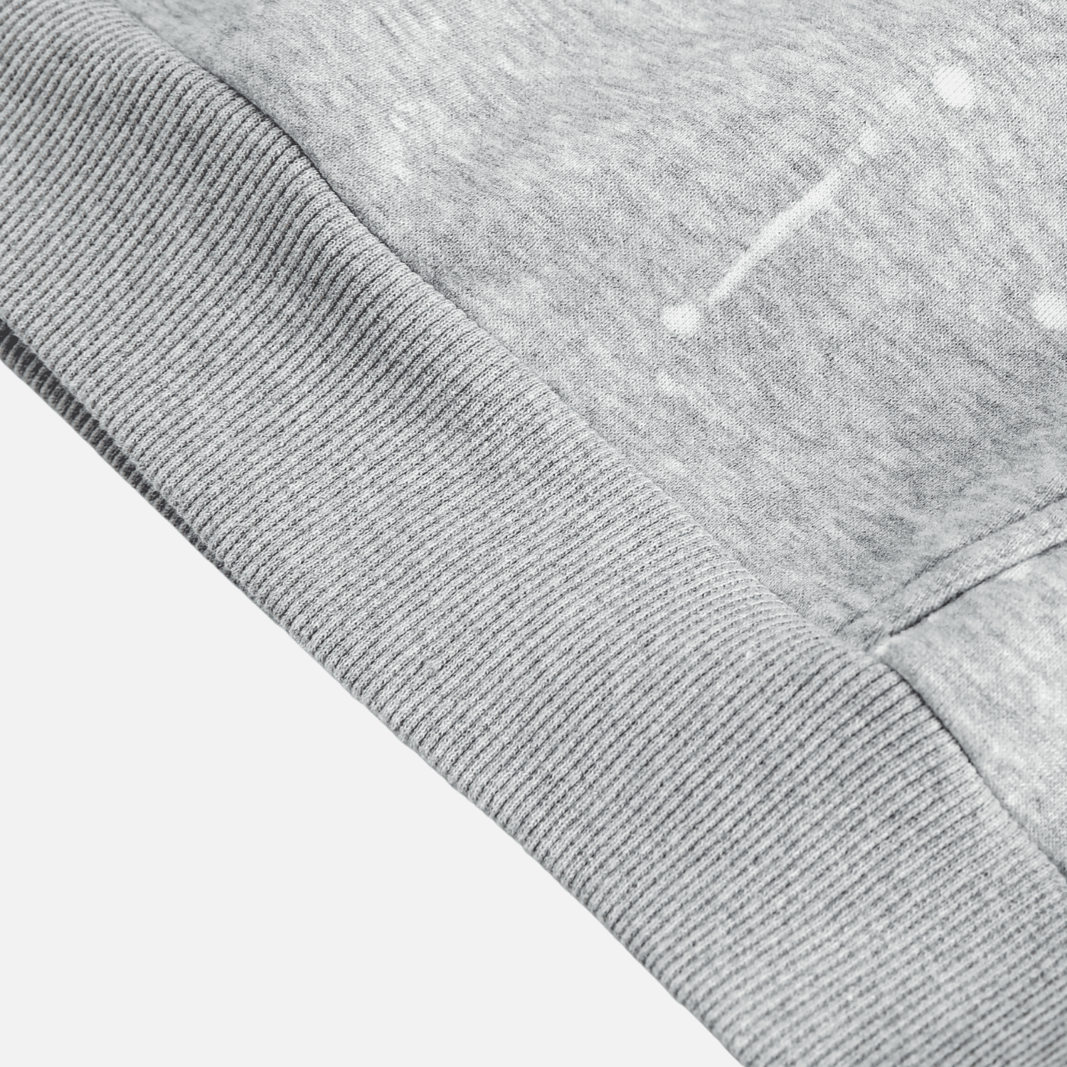 Burnout Half-Zip Stand Collar Sweatshirt