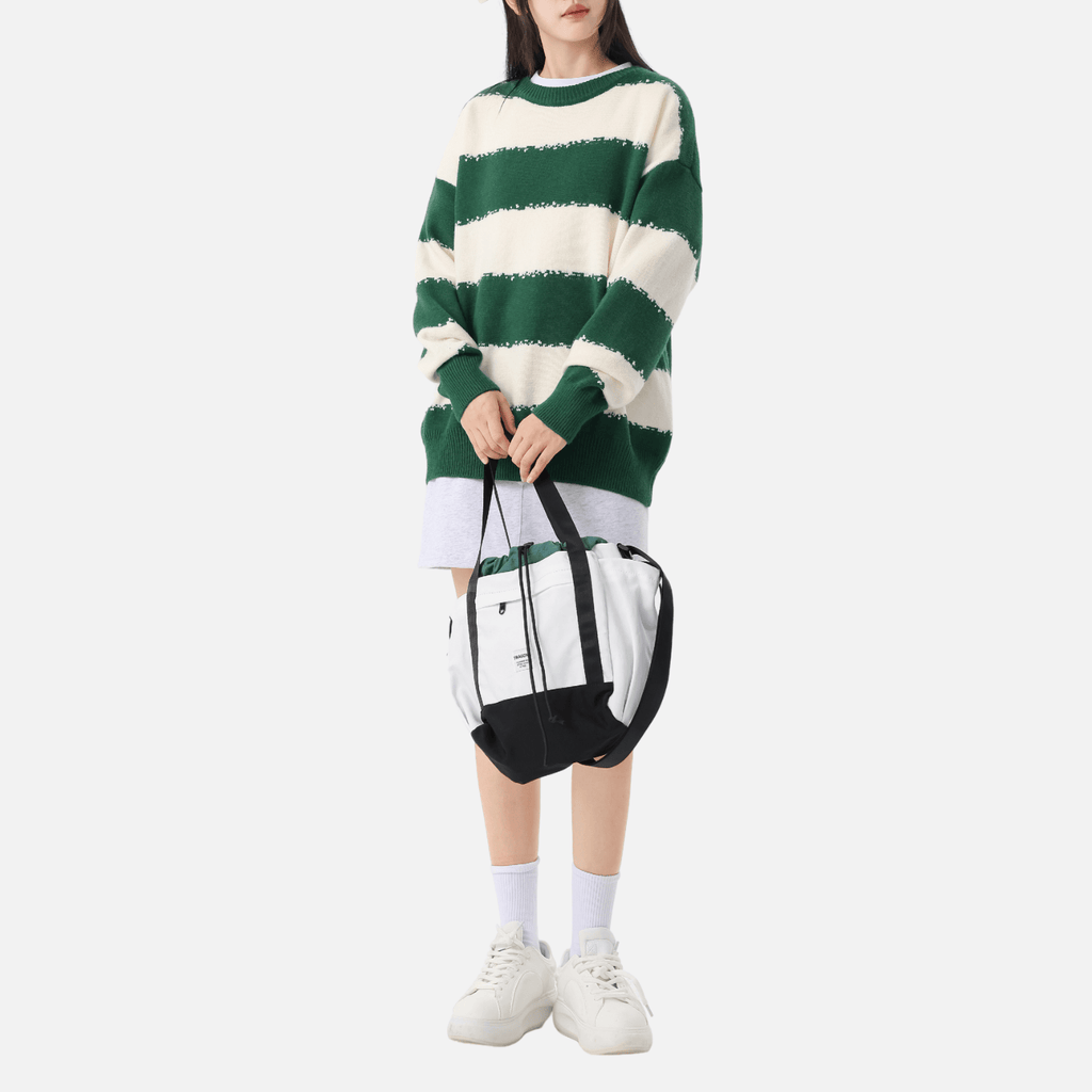 Striped Colorblock Sweater