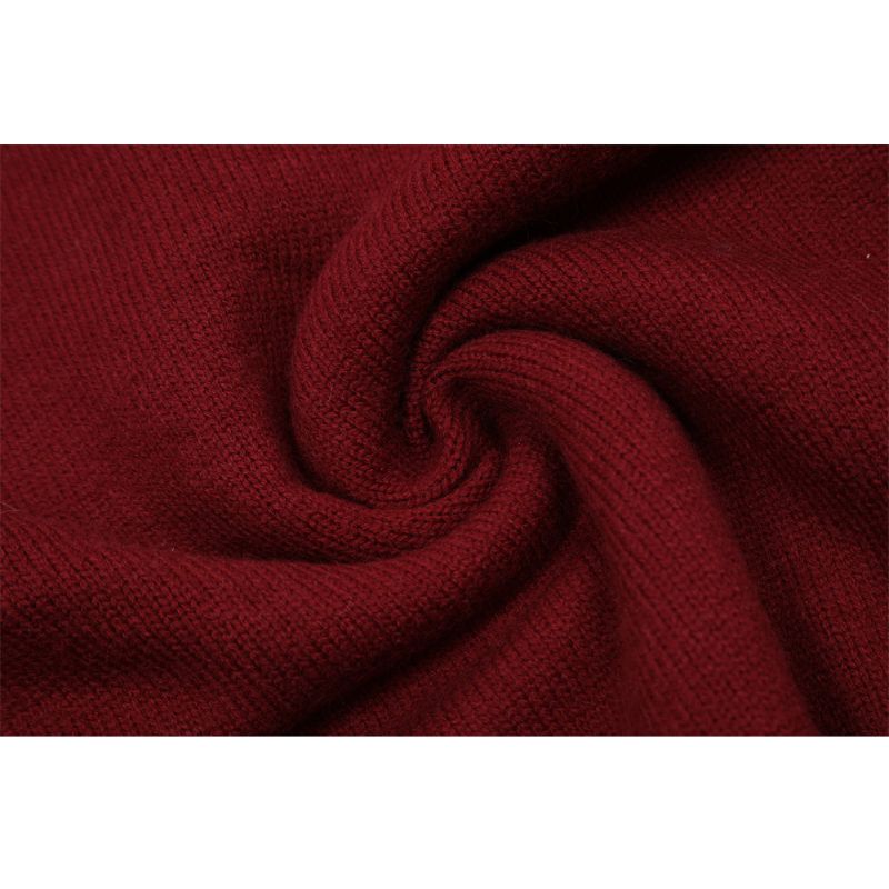 Dragon Pattern Jacquard Letter Embroidered Sweater