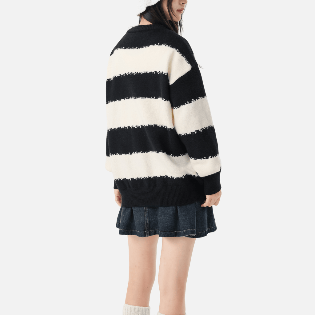Striped Colorblock Sweater