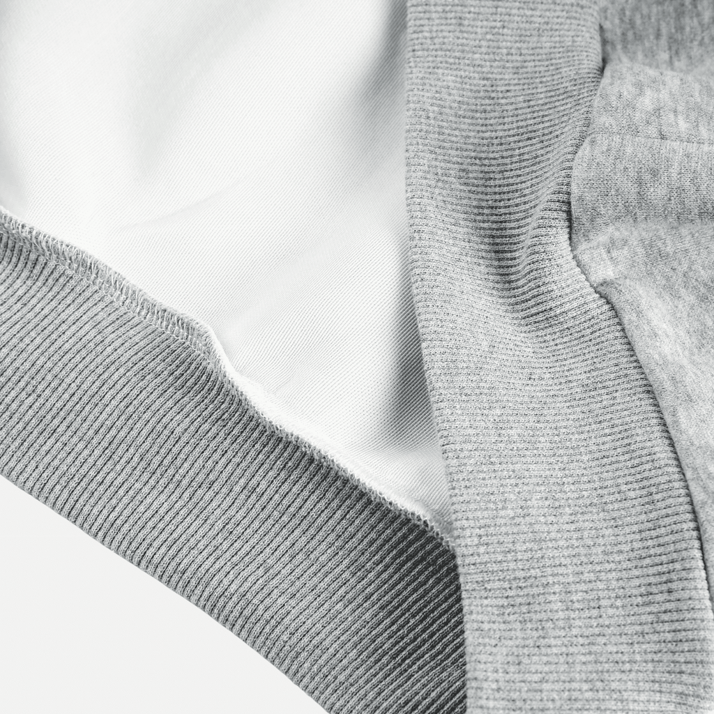 Burnout Half-Zip Stand Collar Sweatshirt