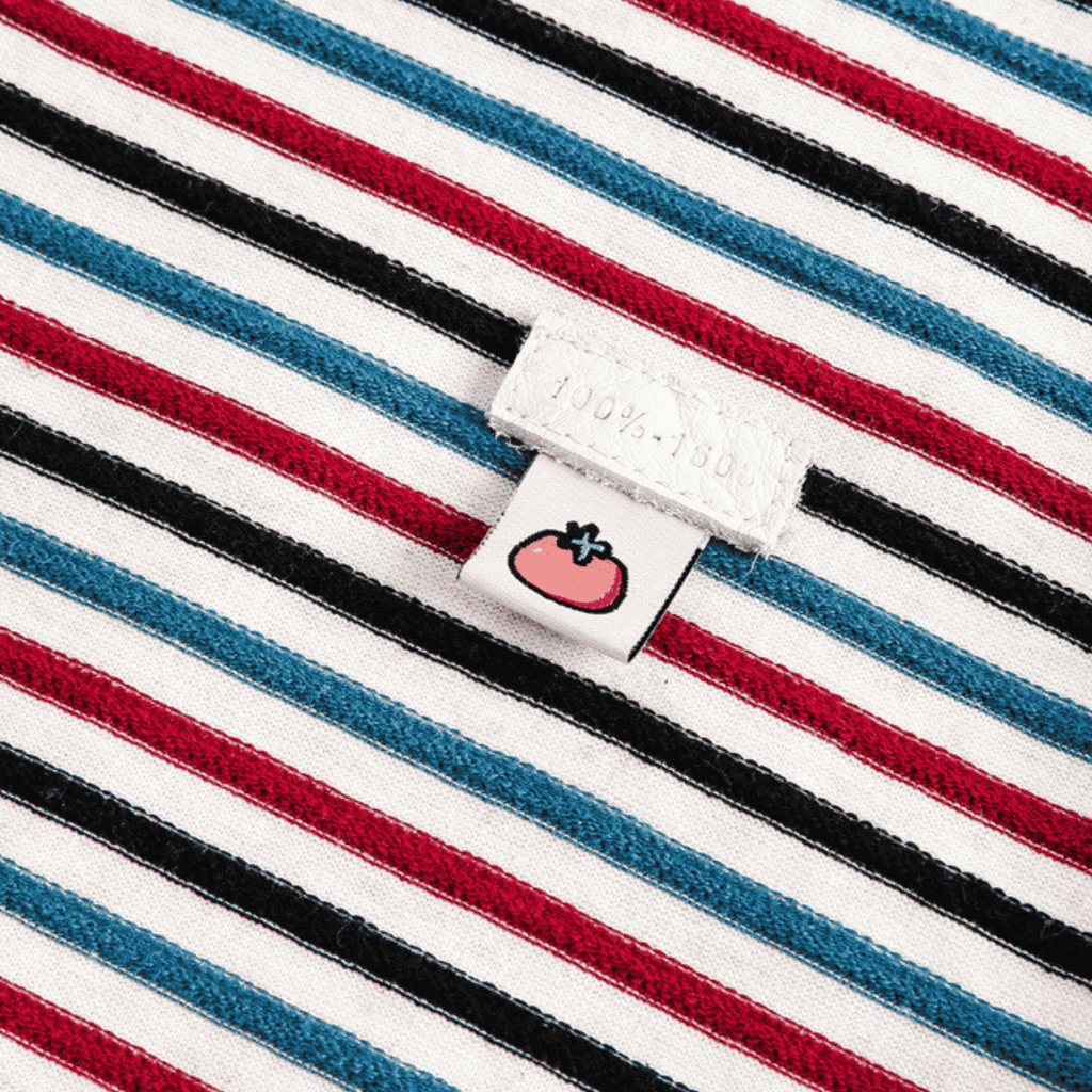 Colorblock Stripe Stand Collar Jacket