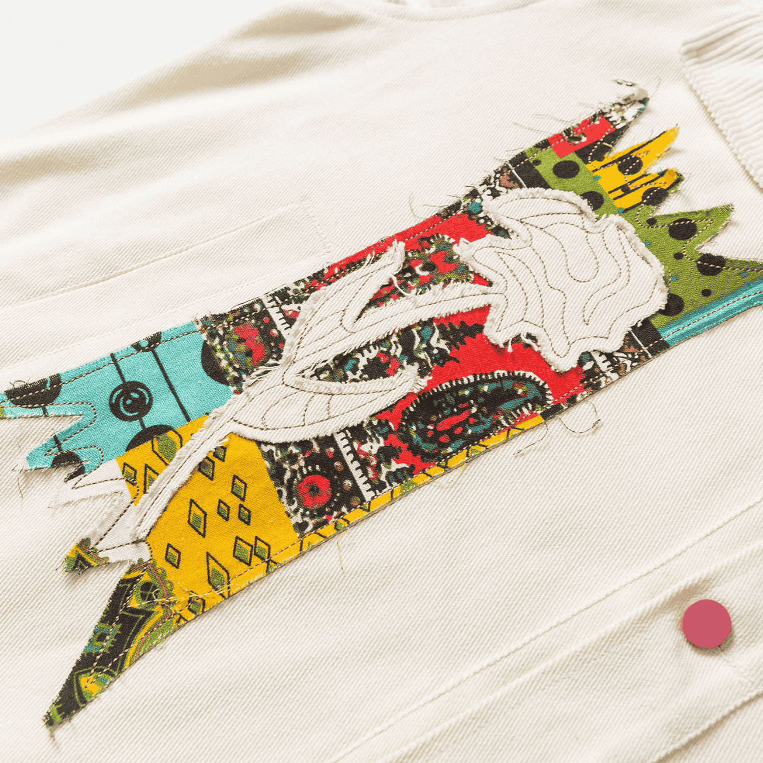 Ethnic Floral Patchwork Jacket