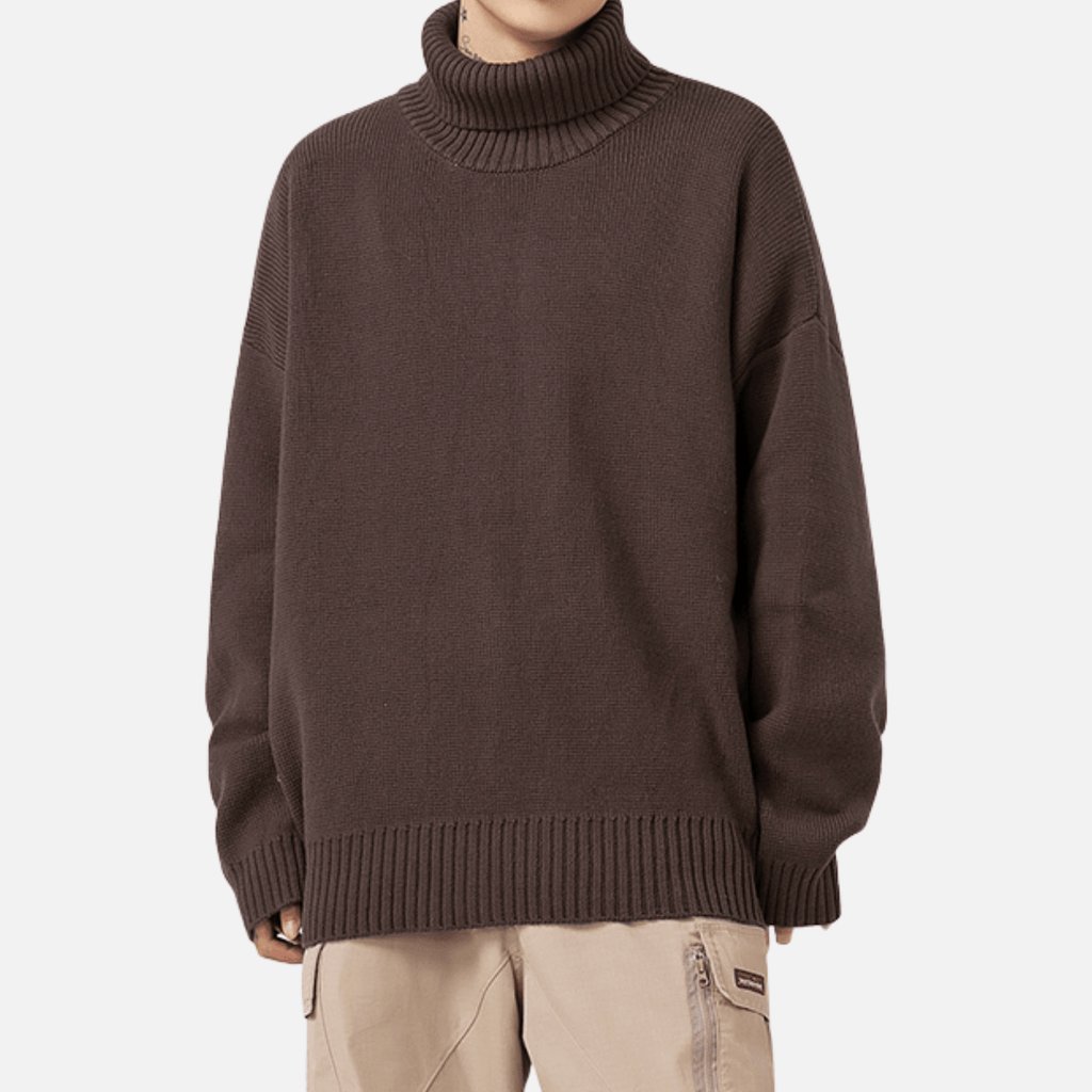 Chunky Knit Turtleneck Sweater