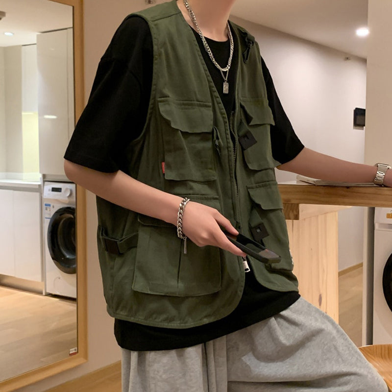 All-Over Pockets Vest