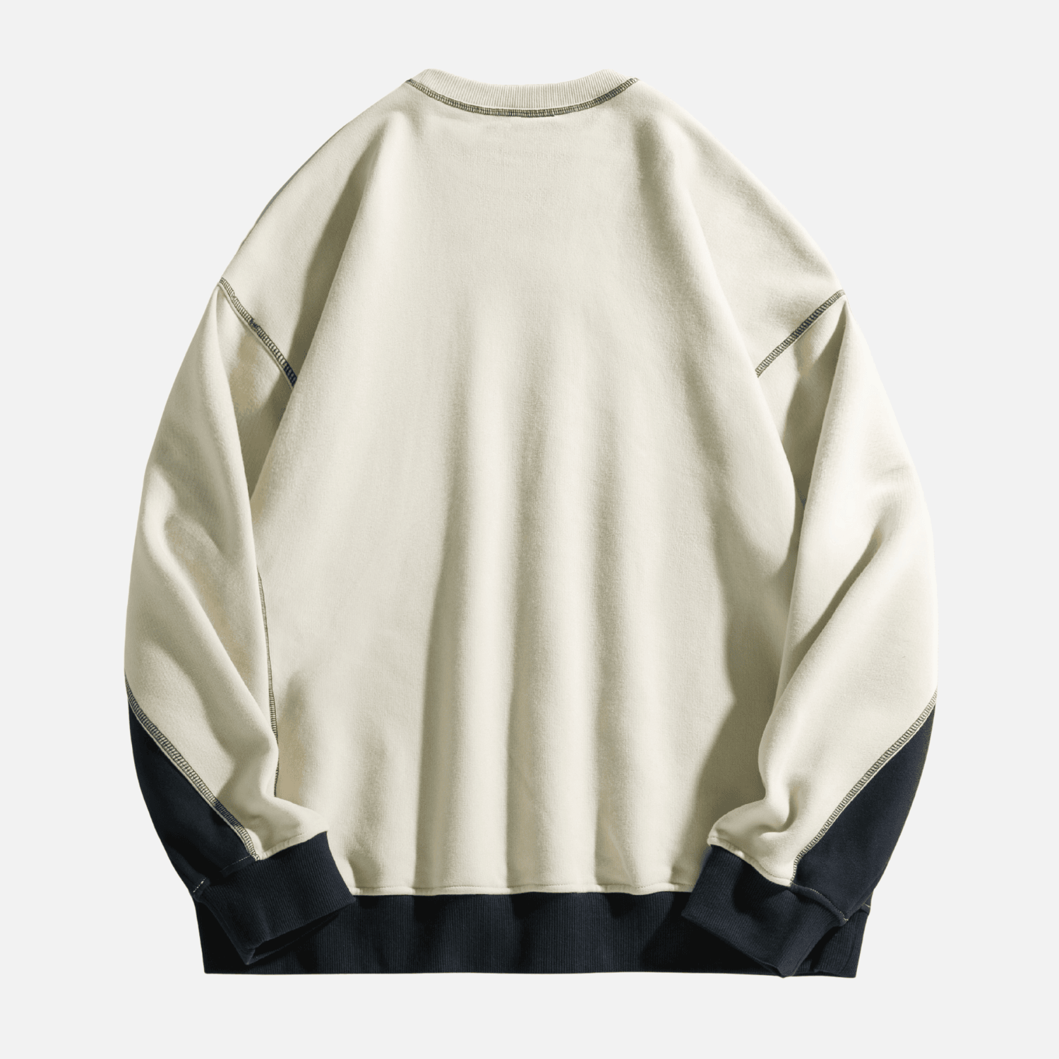 Retro Style Patchwork Sweatshirt