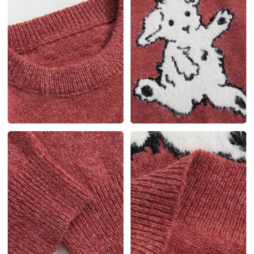 Dancing Goat Pattern Sweater