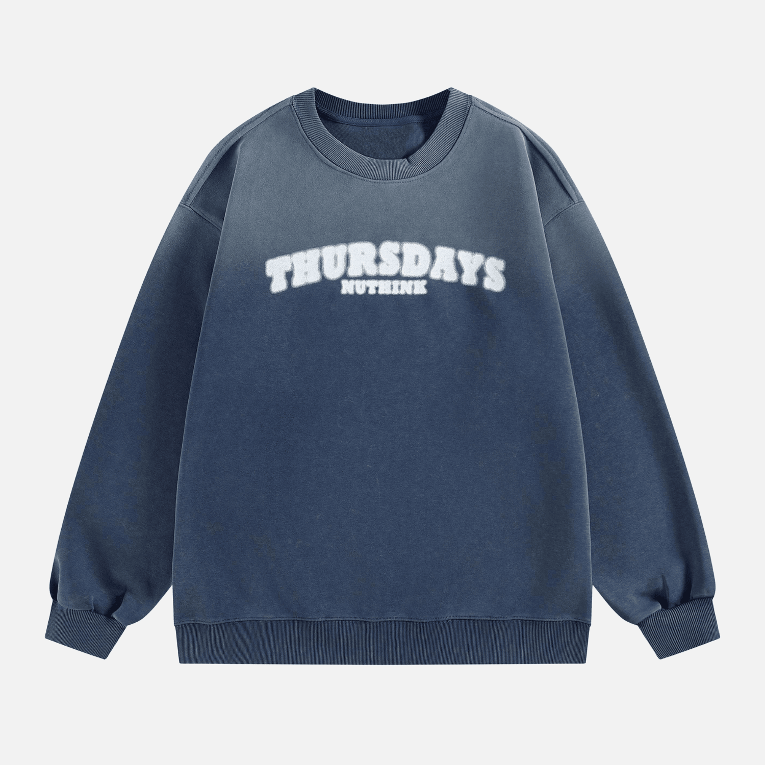 "Thursdays Nuthink" Washed Sweatshirt