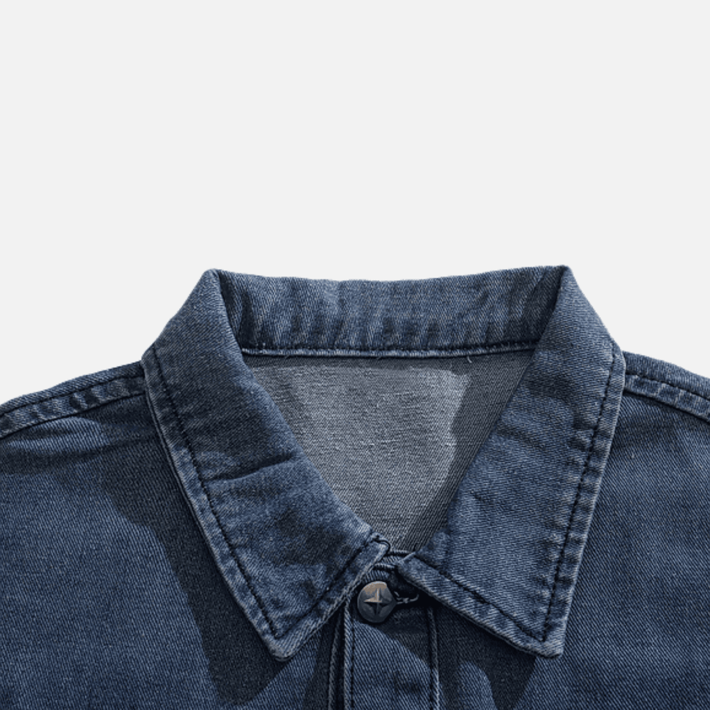 Irregular Patchwork Denim Jacket