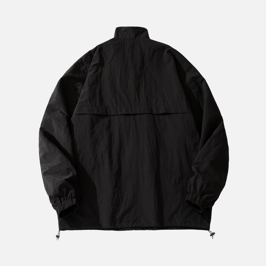 Waterproof Textured Half-Zip Tactical Jacket
