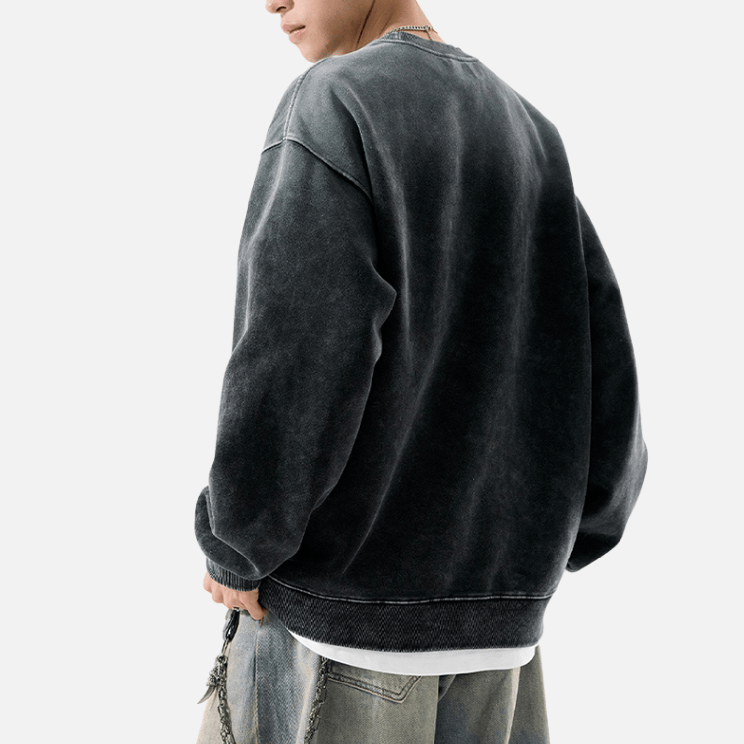 "Thursdays Nuthink" Washed Sweatshirt