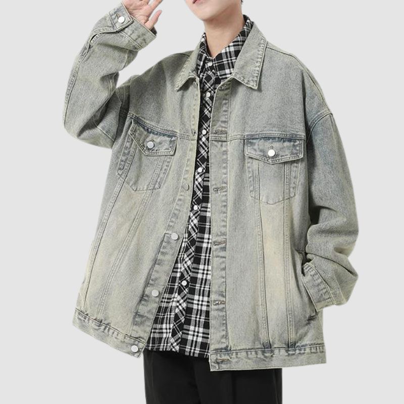 Vintage Wash Denim Jacket