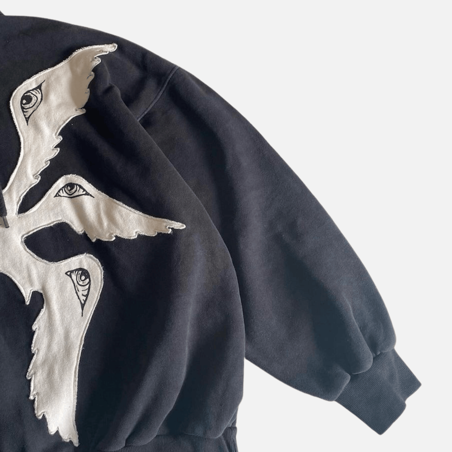 Y2K Devil Eyes Graphic Hoodie