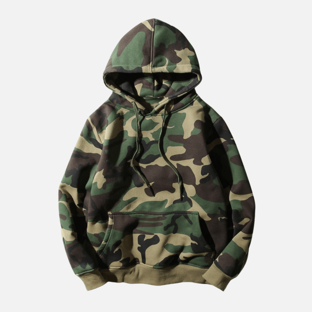 Camo Loose Casual Hoodie