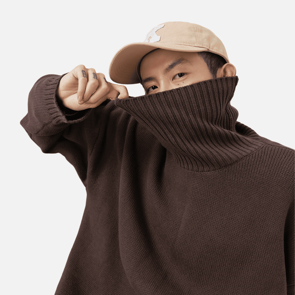 Chunky Knit Turtleneck Sweater