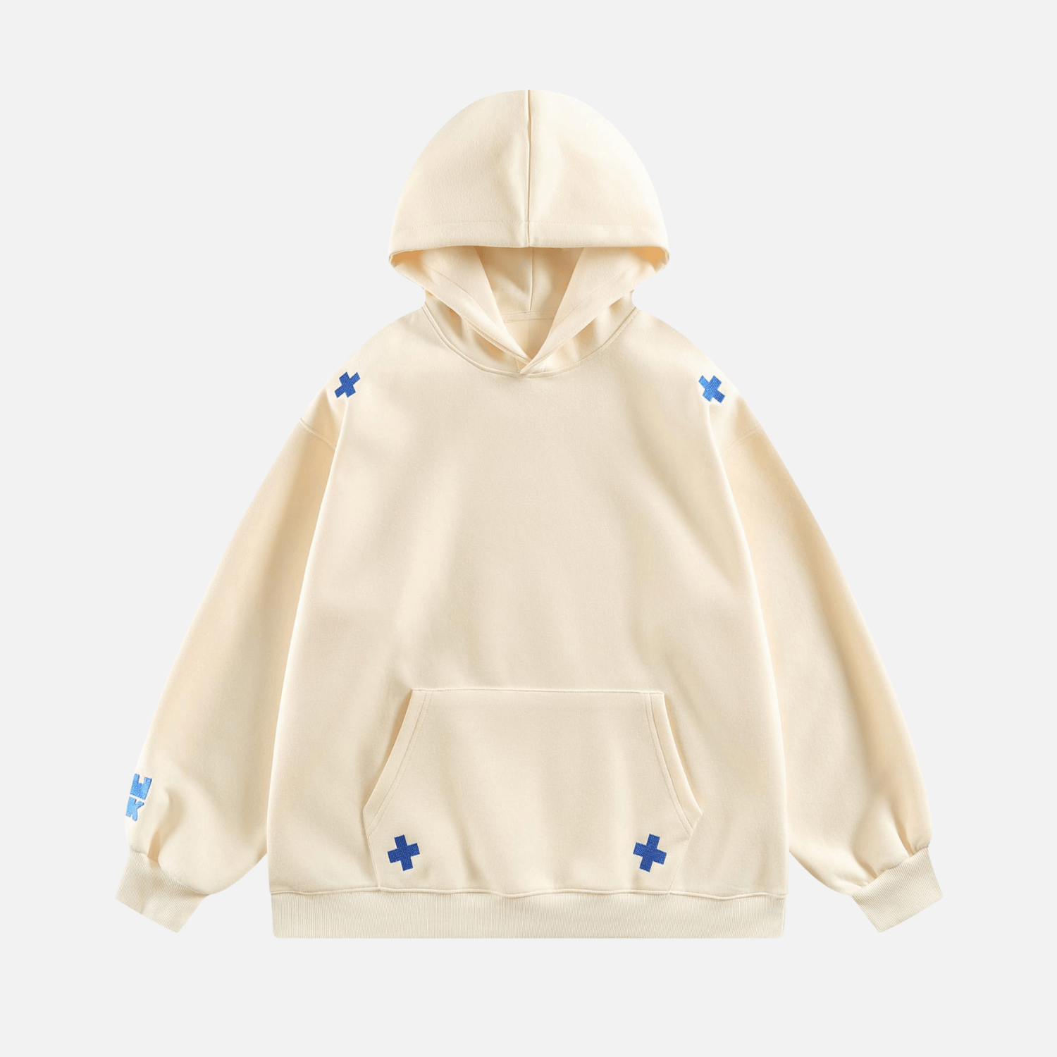 Embroidered Letter Patch Sweatshirt