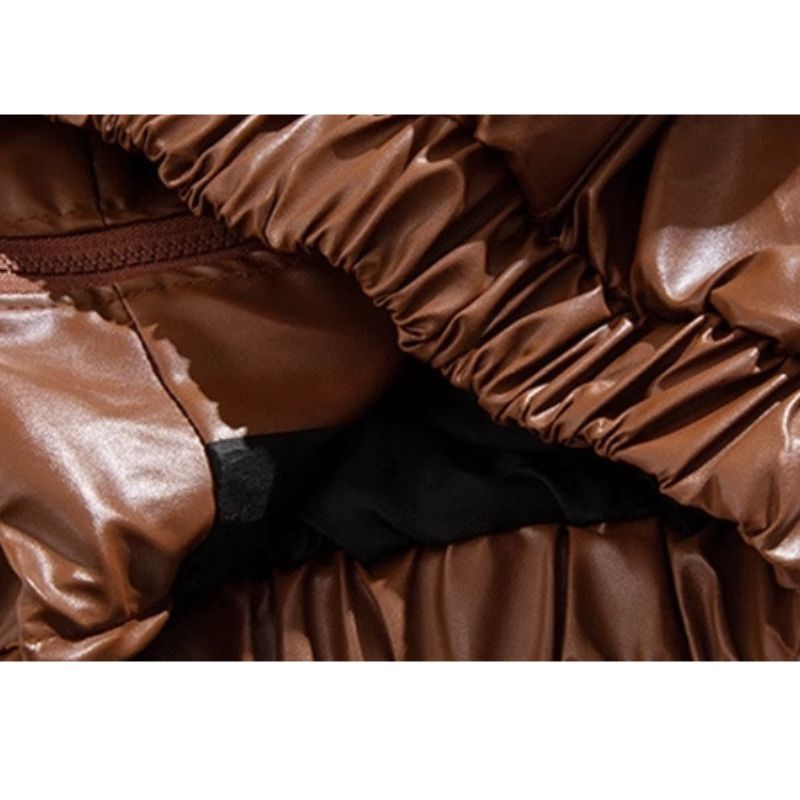 Loose Collar Motorcycle Jacket