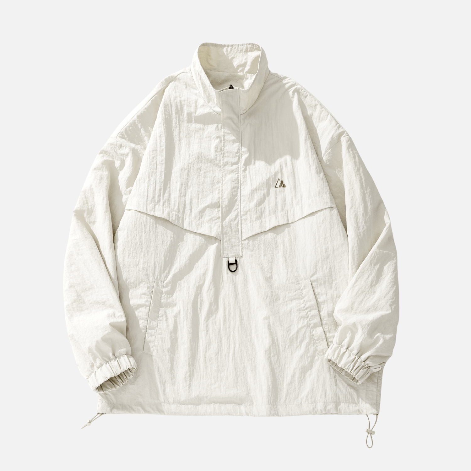 Waterproof Textured Half-Zip Tactical Jacket