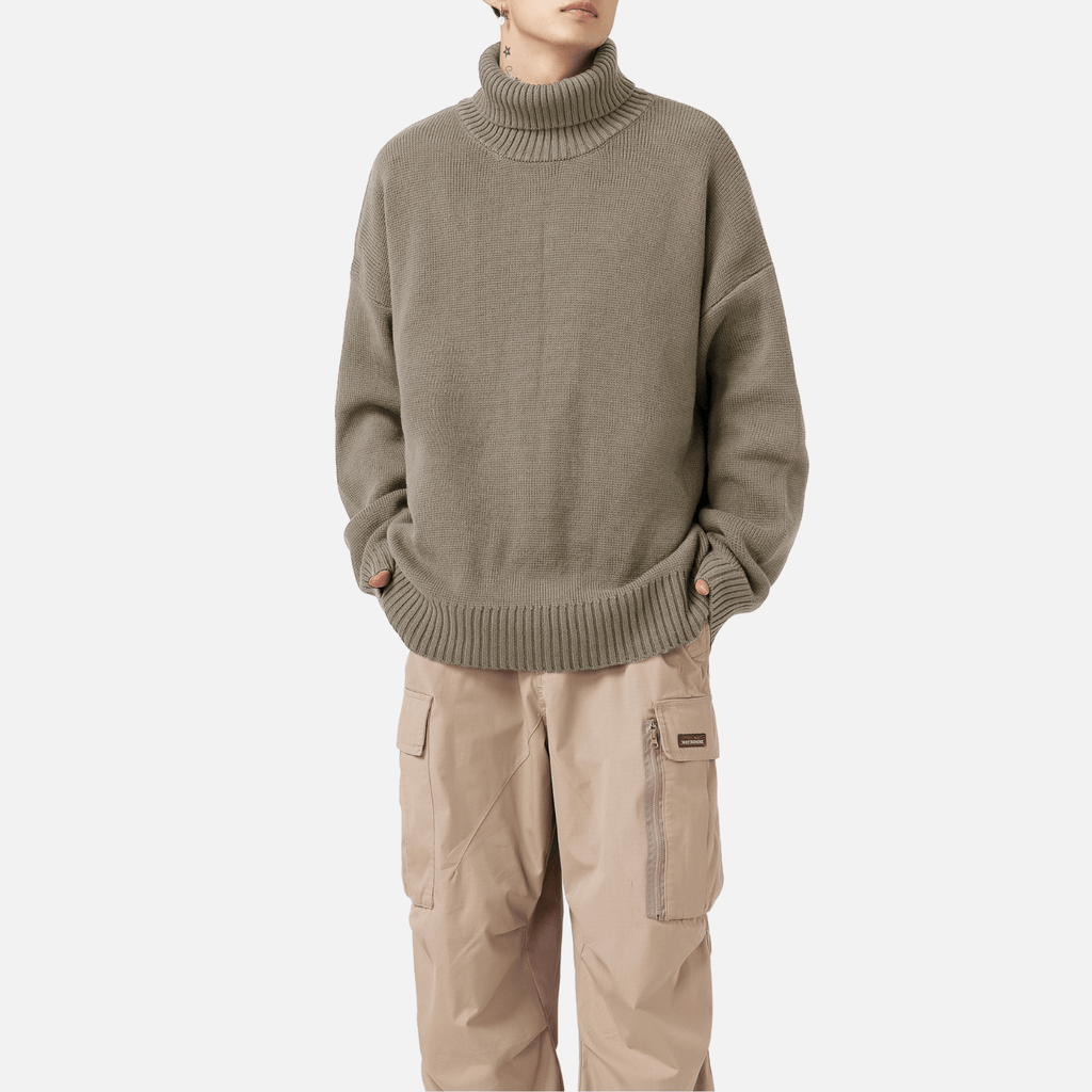 Chunky Knit Turtleneck Sweater