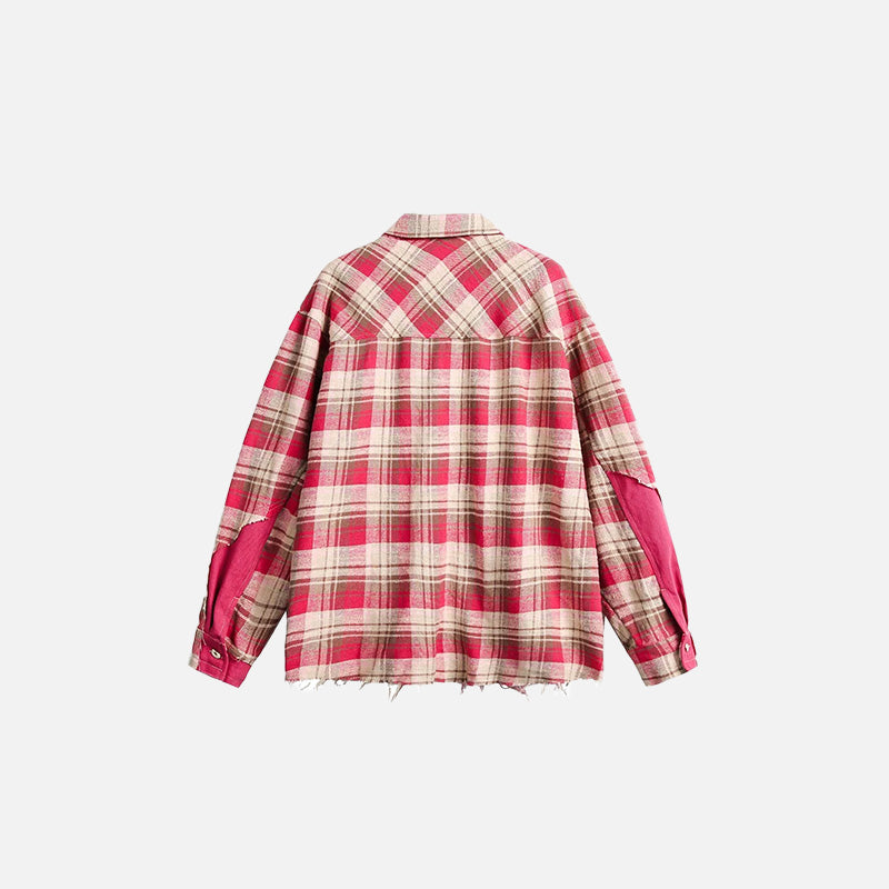 Broken Red Plaid Shirt