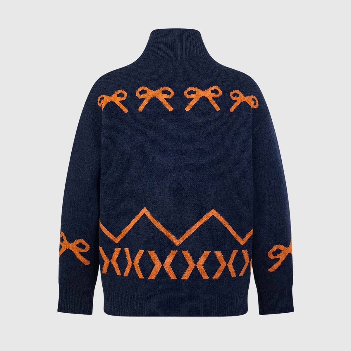 Oversized Letter Print Sweater