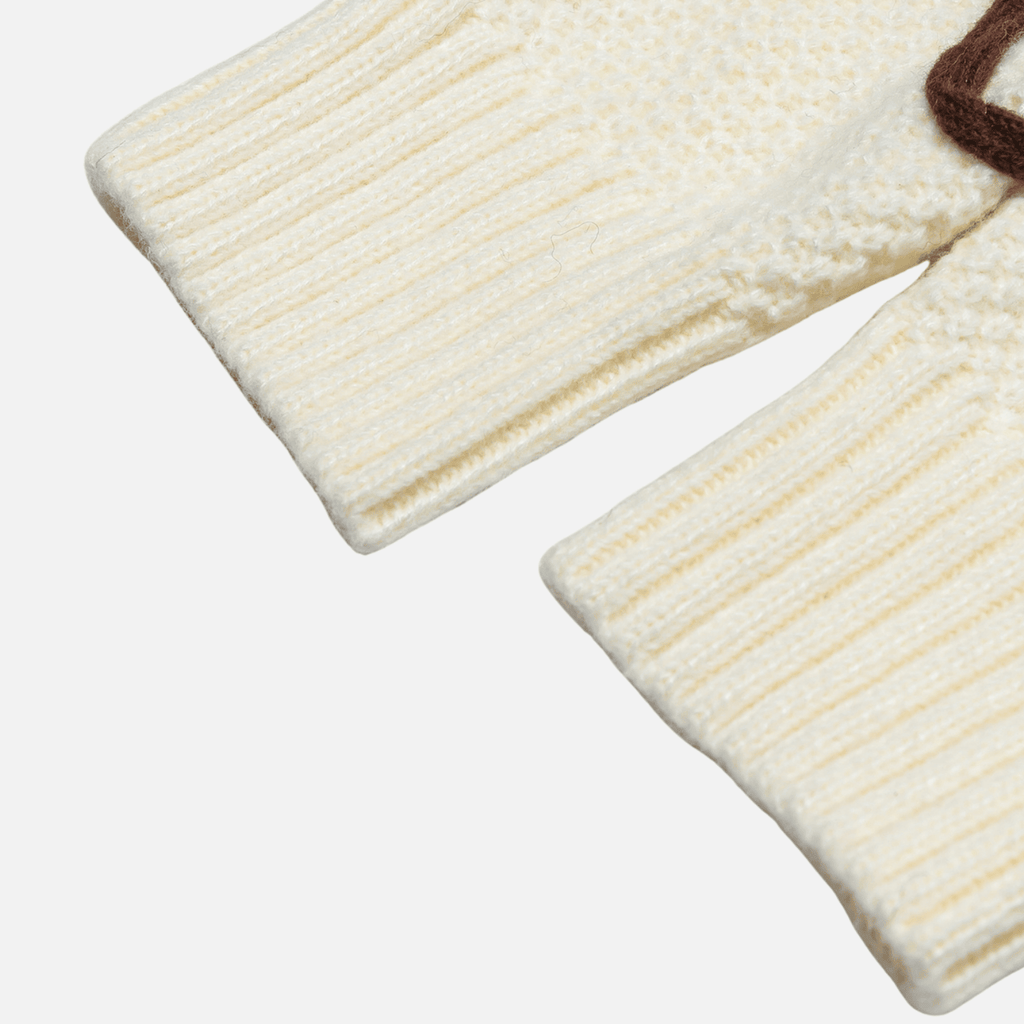 Colorblock Stitch Knit Sweater