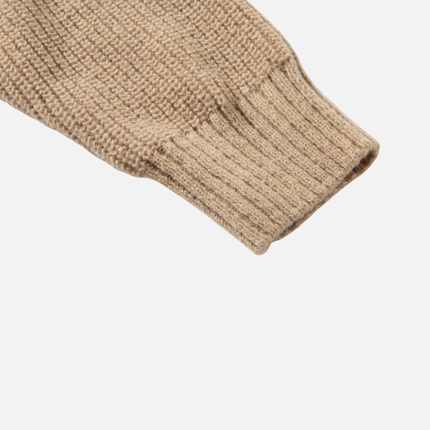 Solid Color Knit Hoodie