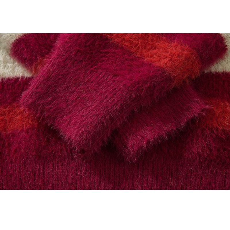 Cartoon Dragon Knit Sweater