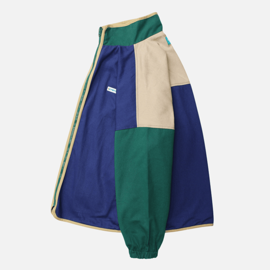 Reversible ColorBlock Stand‑Collar Jacket