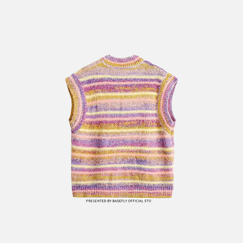 Vintage Gradient Sweater Vest