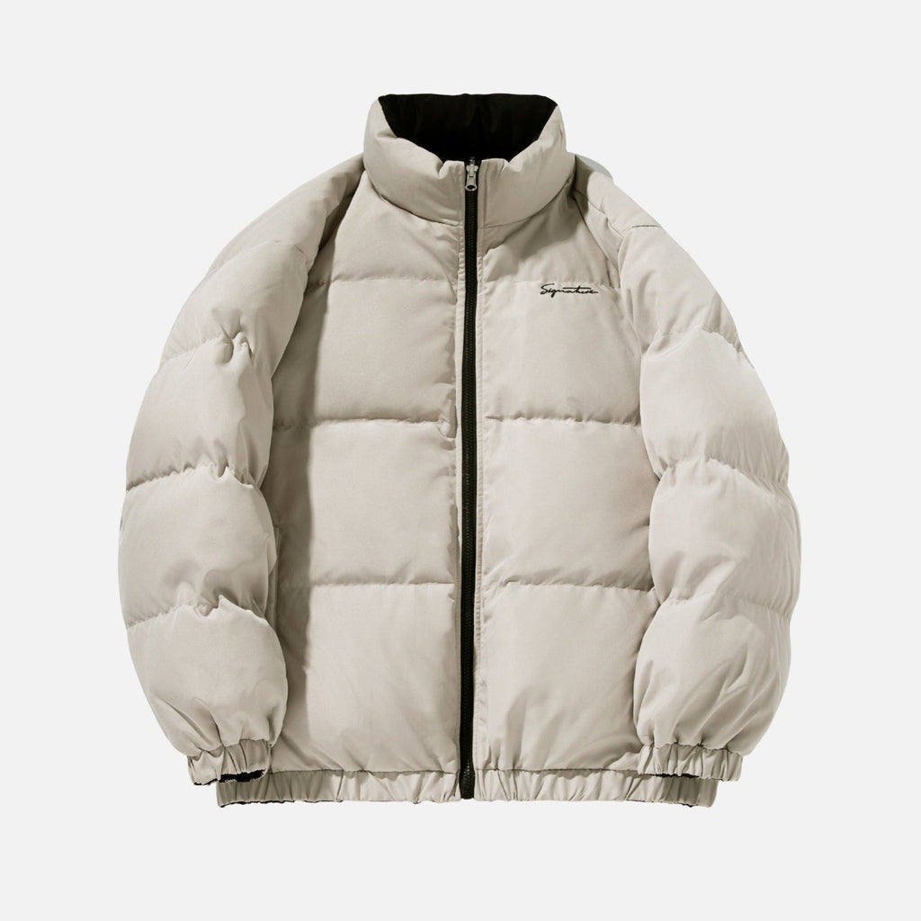 Reversible Two-Tone Puffer Jacket