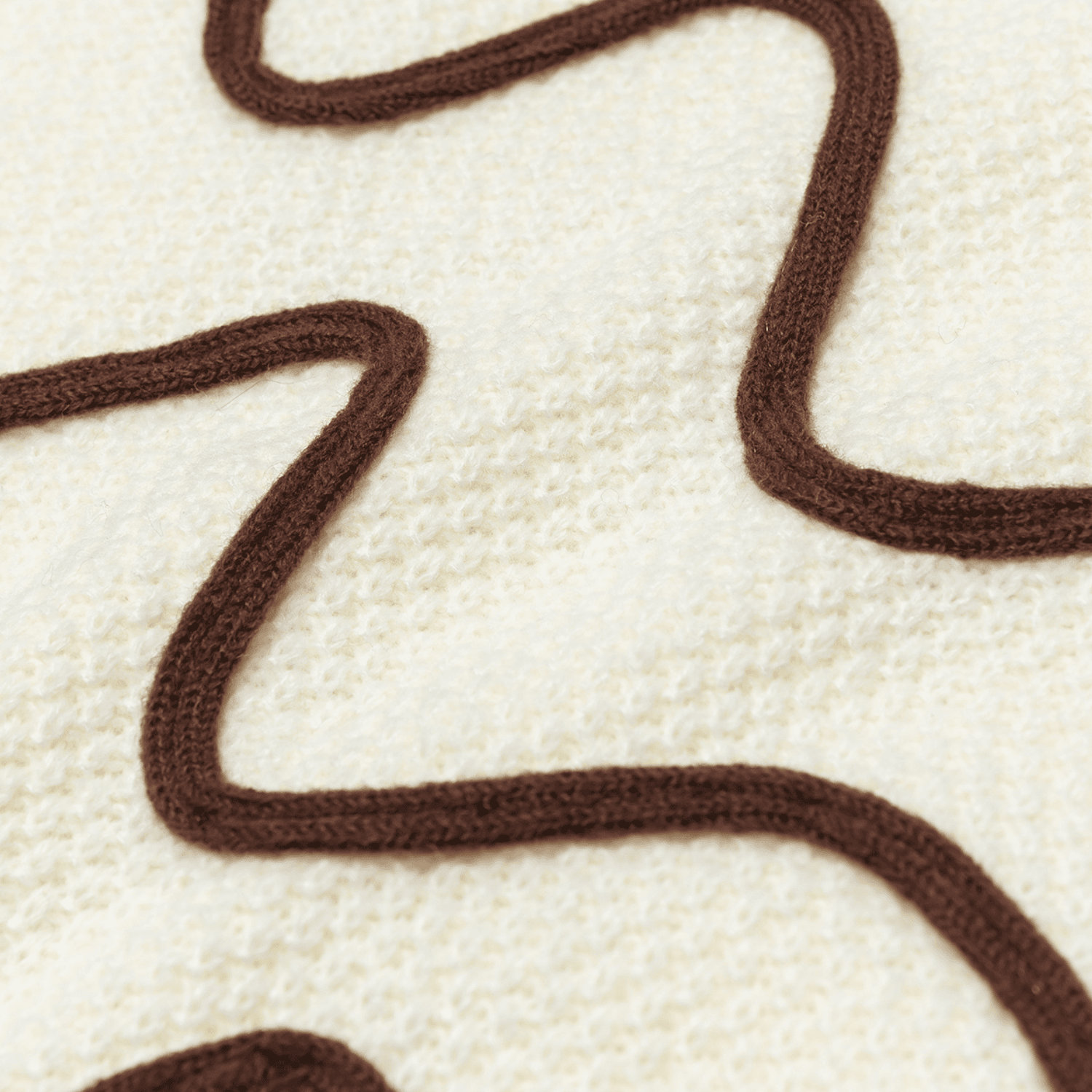 Colorblock Stitch Knit Sweater