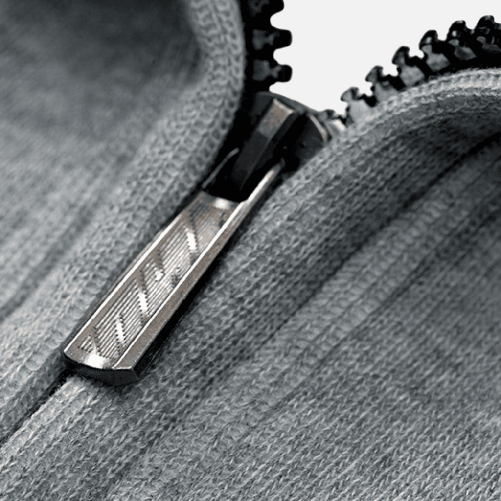 Solid Half-Zip Stand Collar Sweatshirt