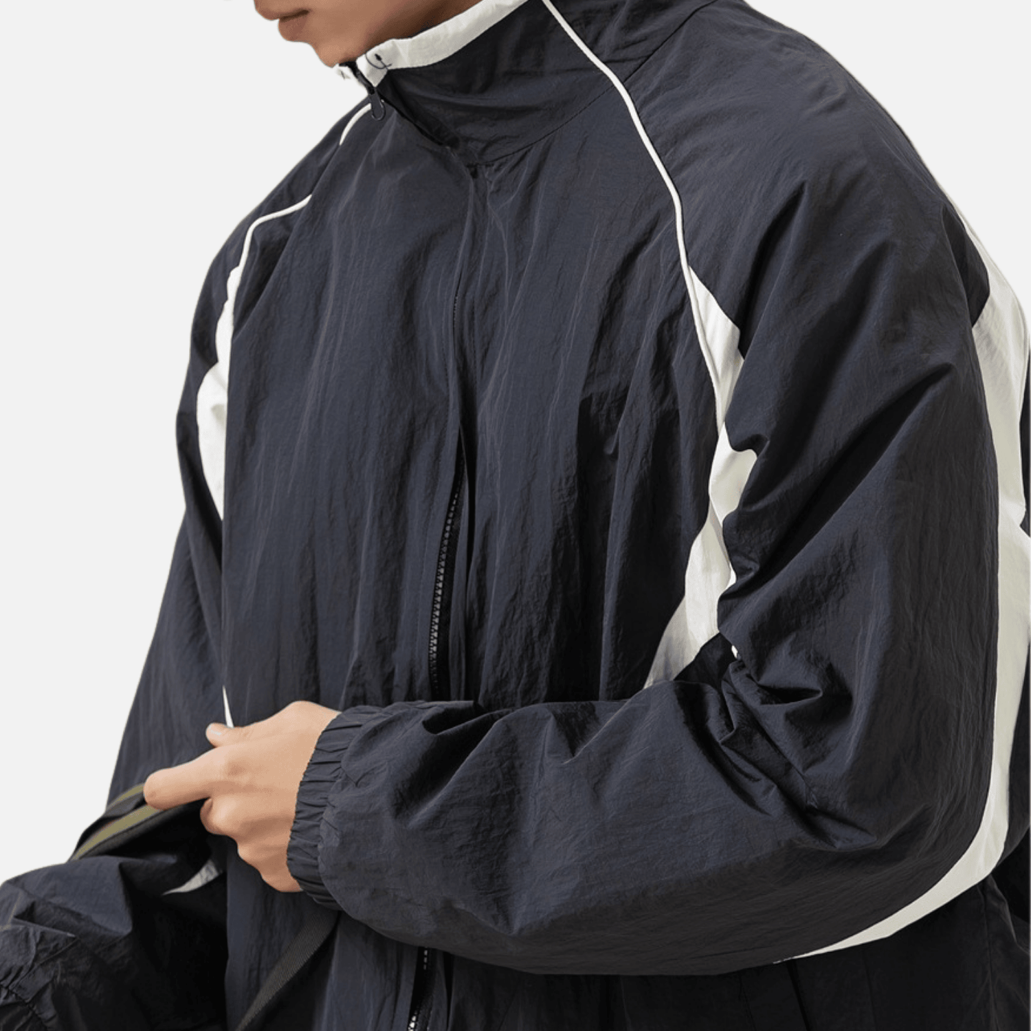 Outdoor Color-Block Zip Jacket