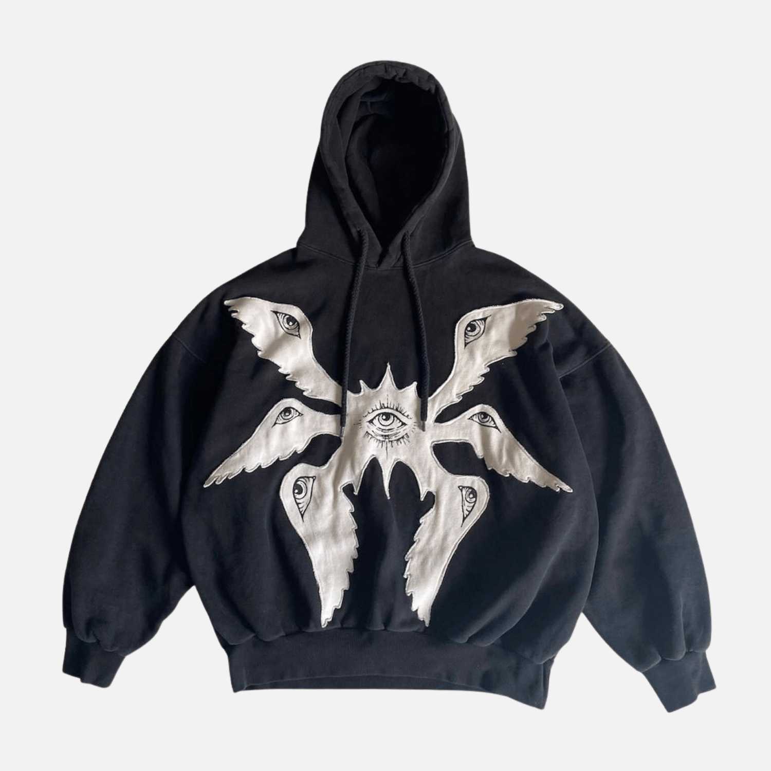 Y2K Devil Eyes Graphic Hoodie