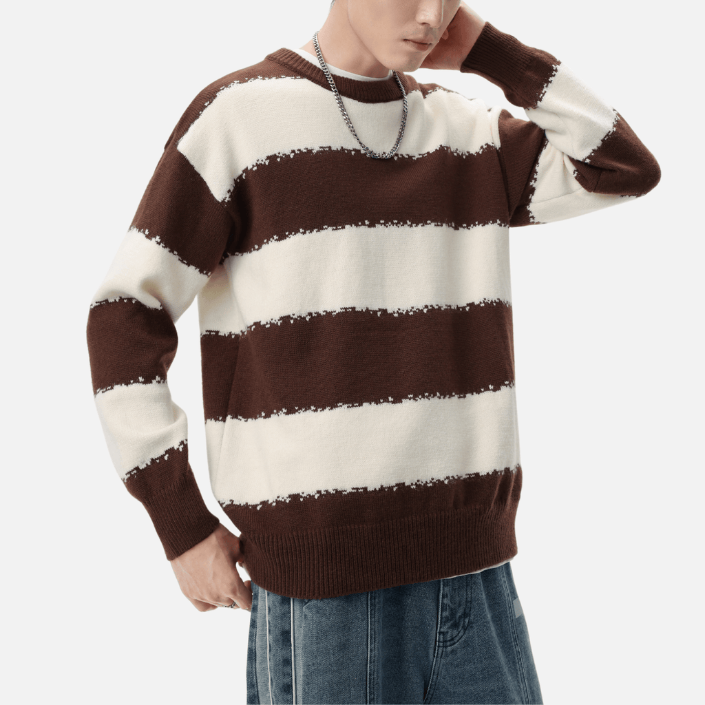 Striped Colorblock Sweater