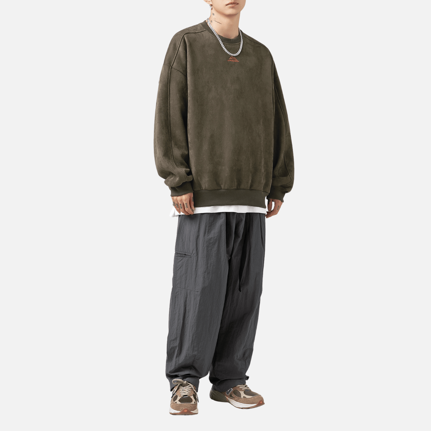 Vintage Mountain Logo Fleece Sweatshirt