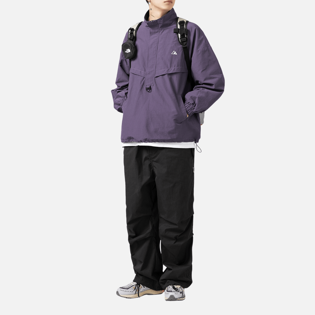 Waterproof Textured Half-Zip Tactical Jacket