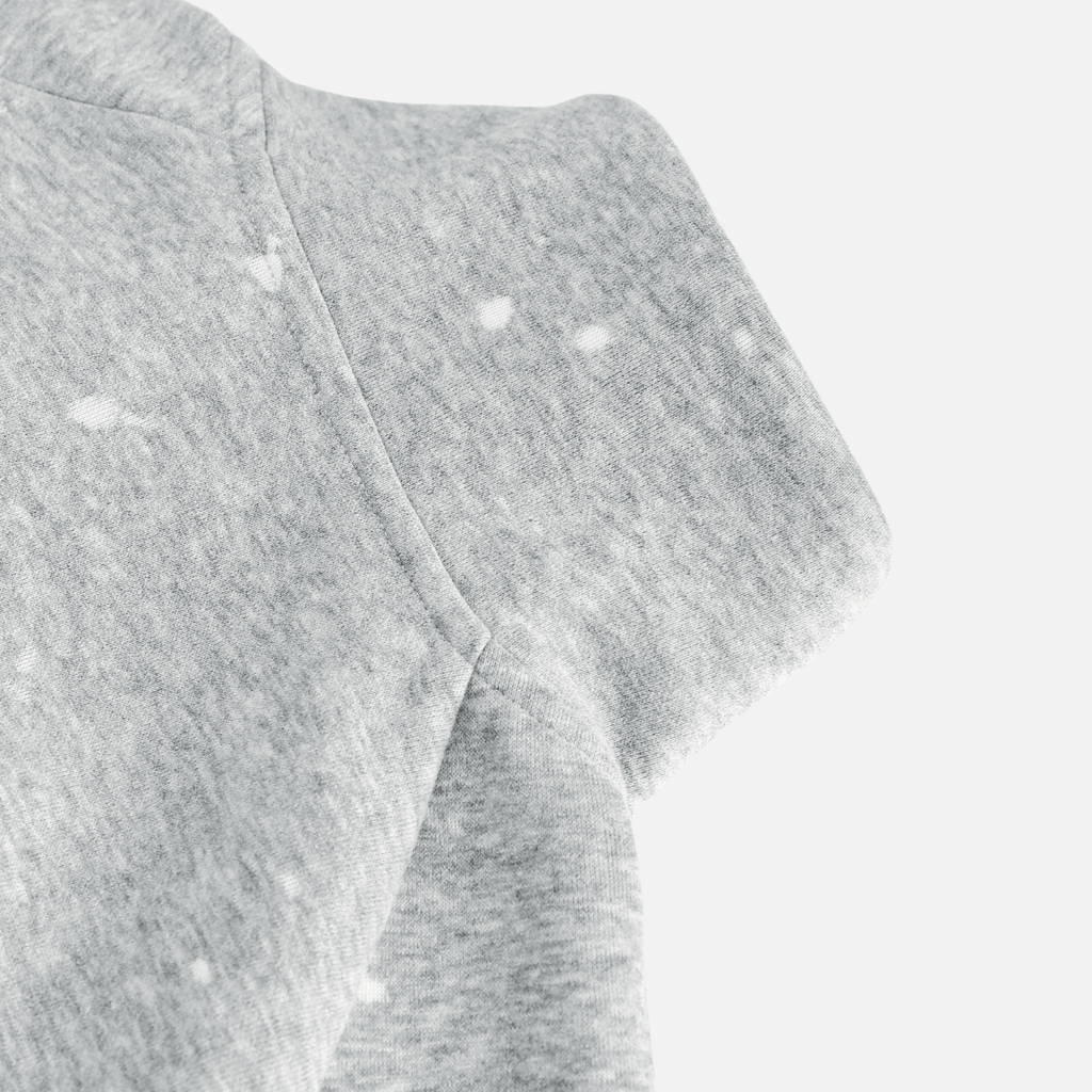 Burnout Half-Zip Stand Collar Sweatshirt