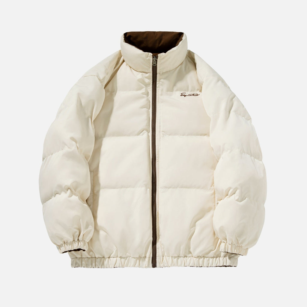 Reversible Two-Tone Puffer Jacket