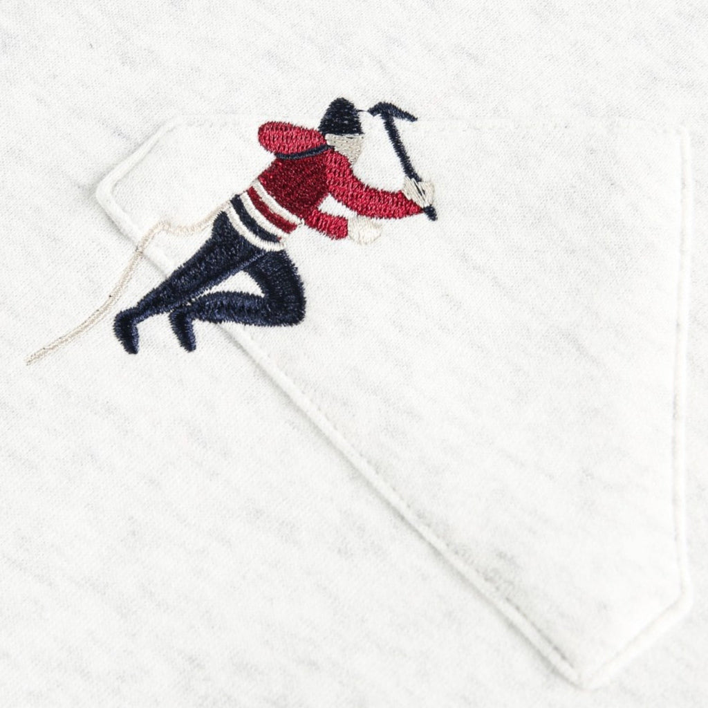 Climbing Embroidery Crewneck Sweatshirt