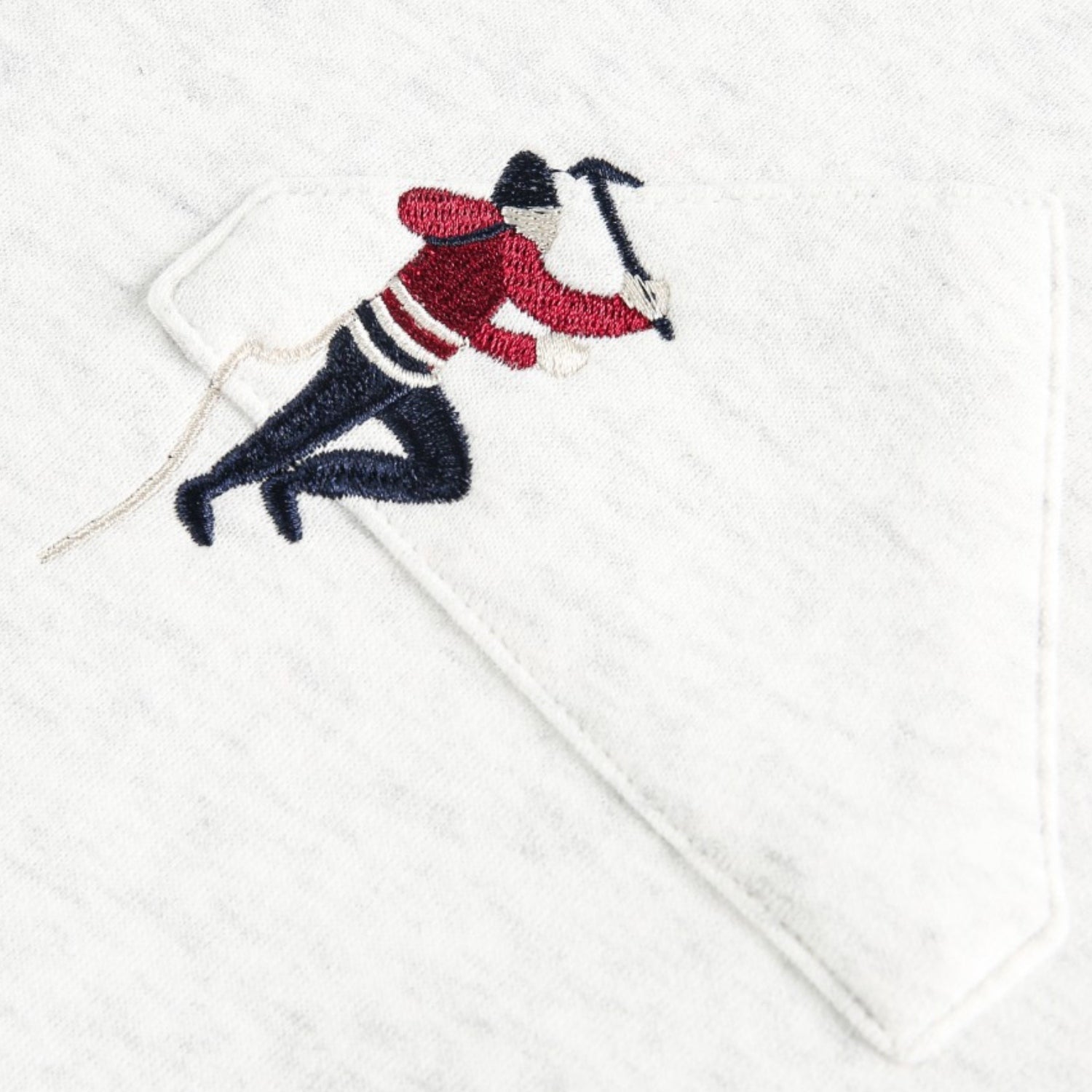 Climbing Embroidery Crewneck Sweatshirt