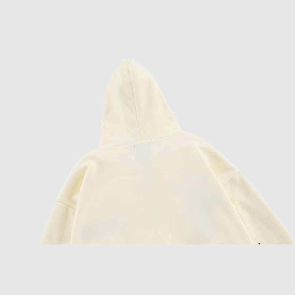 Cross Embroidery Oversized Hoodie