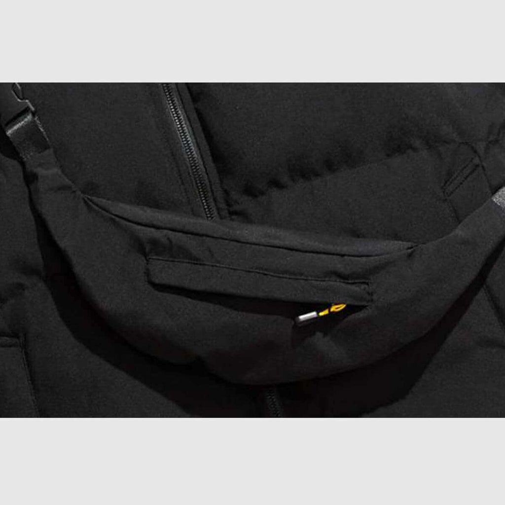 Dual-Wear Puffer Vest With Bags