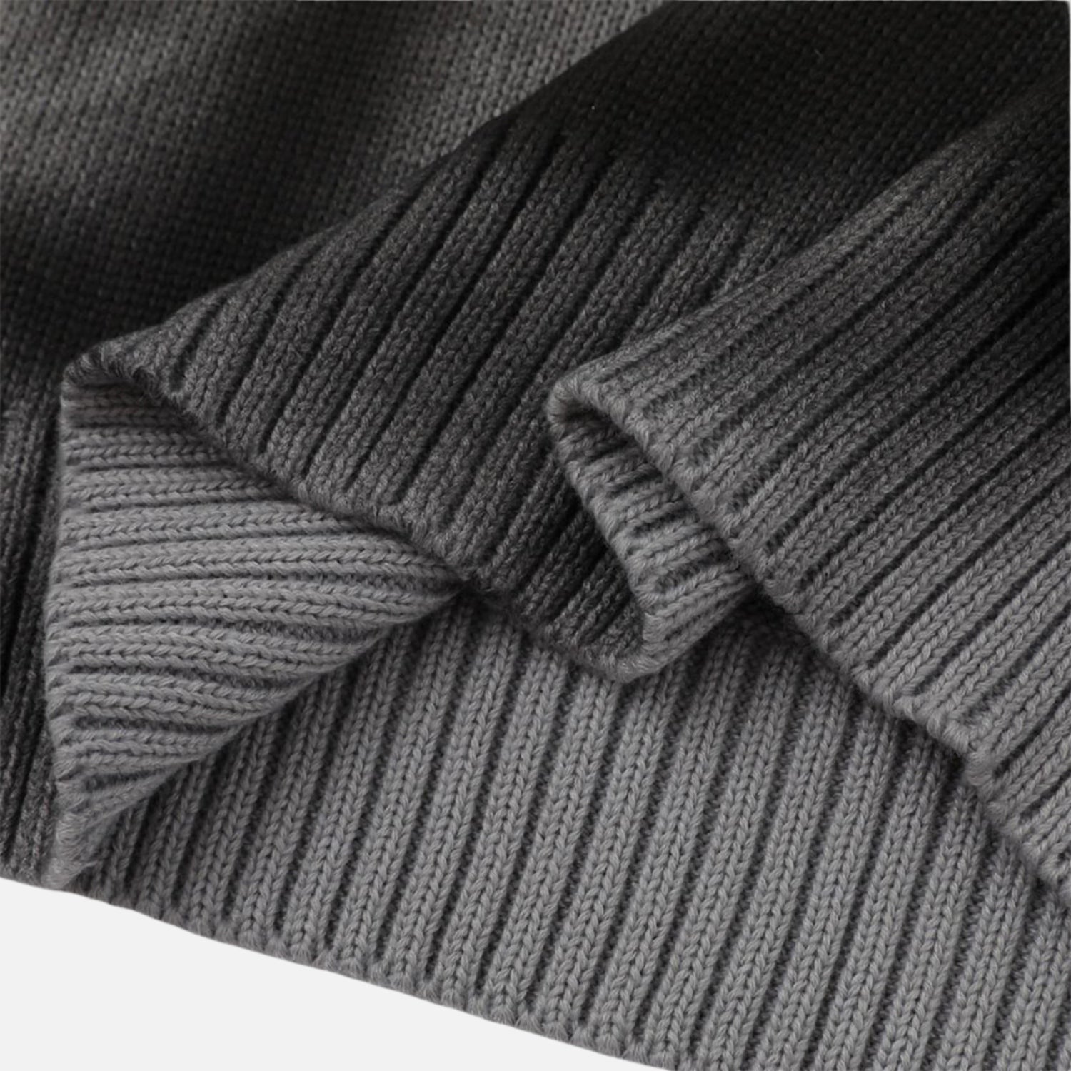 Graffiti Spray Knit Sweater