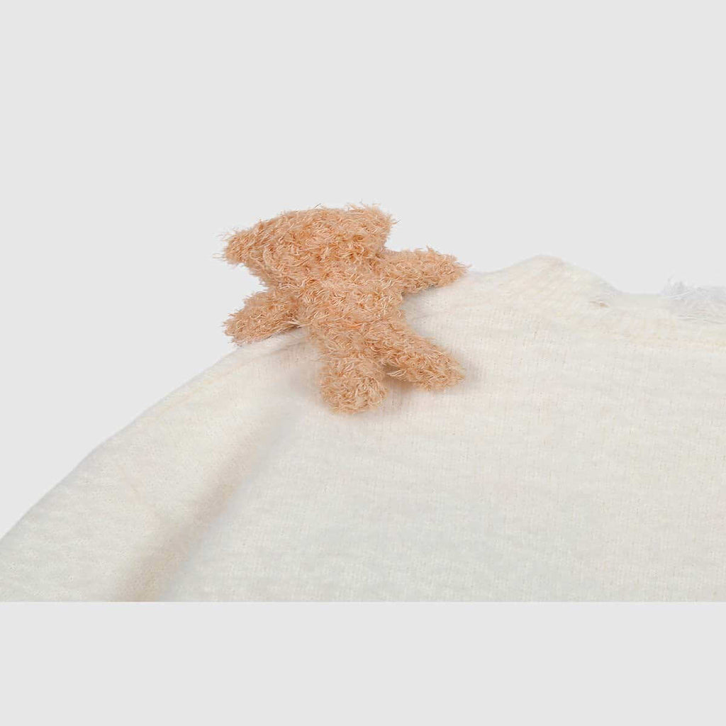 Detachable Bear Knit Sweater